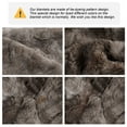 thumbnail image 6 of PiccoCasa Luxury Shaggy Faux Fur Throw Blanket for Sofa Couch, Brown 50"x60", 6 of 8