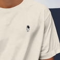 thumbnail image 5 of Dalix Astronaut Relaxed Heavy Cotton Short Sleeve Summer Tee Mens in Bone S Small, 5 of 5