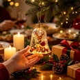thumbnail image 4 of Fwttom 4" Christmas Ball Bells Shape Clear Light-up Hanging Christmas Tree Decor Merry Christmas Story Scene Ornaments for Xmas Tree & Holiday Gifts, 4 of 6