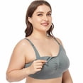 thumbnail image 2 of 2 Pack Nursing Bras for Breastfeeding Seamless Ultra Comfort Maternity Bra Smooth Wireless Pregnancy Sleeping Bralette, 2 of 4