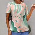 thumbnail image 6 of Leopard Print Pattern T Shirts Basic T-Shirt Short Sleeve Ladies Tee Shirt Summer Graphic Clothing, 6 of 6