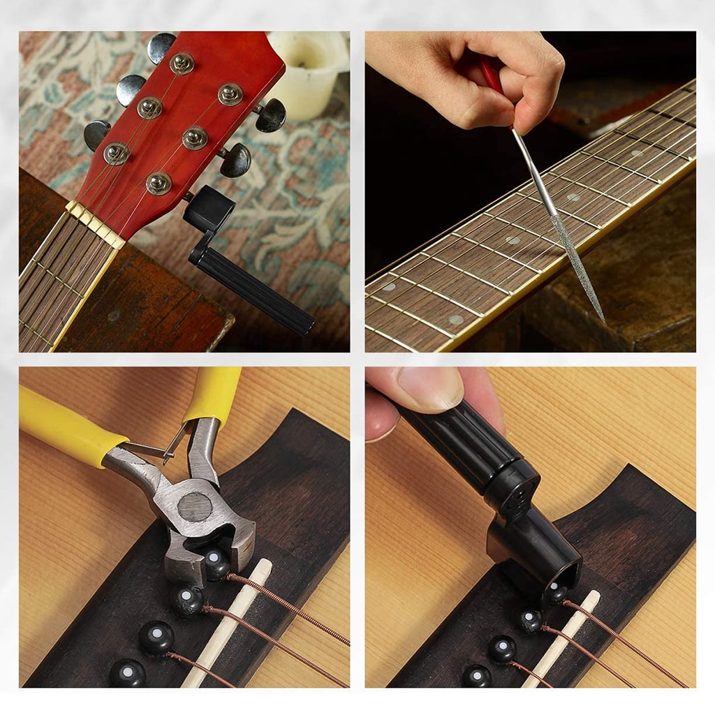 MOMOJIA Guitar Fret Sanding Leveler Beam Suitable for Fret Leveling of Electric Guitar for Electric Bass Acoustic Guitar