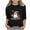B Black, variant on WAVSUF Girls Halloween T-Shirt, 3/4 Sleeve Round Neck Cute Printed Fall Casual Pullover Purple 7-8