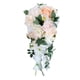 thumbnail image 4 of Ramo de novia de boda, flores de rosas artificiales de novia, ramo de flores falsas de , ramo en cascada Boho rústico, 4 of 9