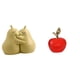 thumbnail image 1 of Sujetalibros de cerámica con forma de pera abrazada, fina artesanía, estatua, adorno, simulación, obra de arte, decoración del hogar, adorno para esta, 1 of 8