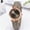 !!Gray, variant on Women's Watch Fashion Women Leather Casual Watch Luxury Analog Quartz Crystal Wristwatch(Gray)