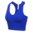 thumbnail image 2 of KOGMO Womens Ribbed Racerback Crop Tank Top, 2 of 5