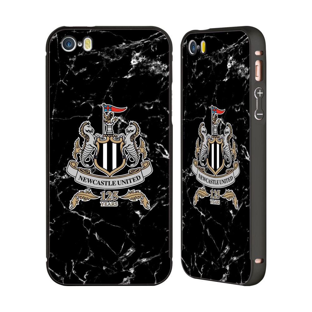 OFFICIAL NEWCASTLE UNITED FC NUFC 2017/18 MARBLE BLACK ALUMINIUM BUMPER