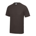 thumbnail image 1 of Just Cool - Camiseta Lisa de Entrenamiento para Hombre (Chocolate), 1 of 2