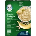 thumbnail image 1 of GERBER Biologique Blé Et Avoine Entière Banane Cér. Pour Bébés, 1 of 7