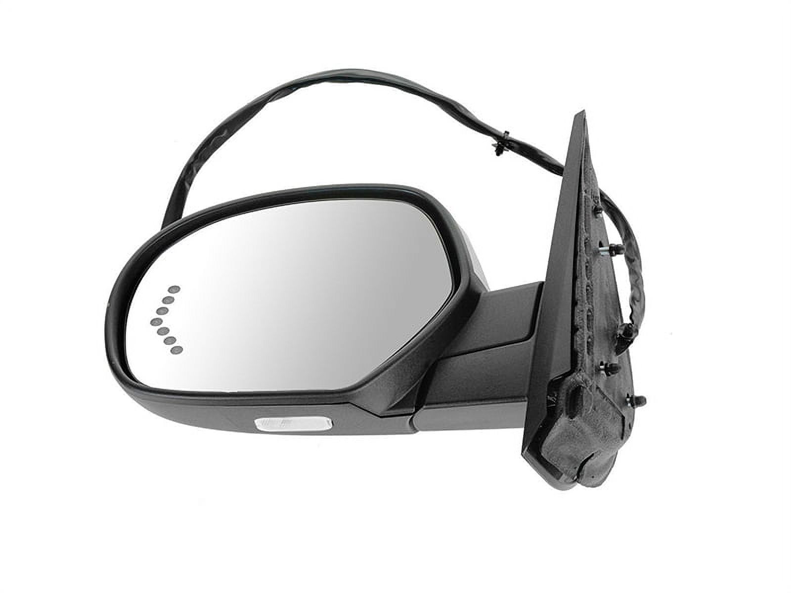 Autodayplus Chrome Power Heated Tow Mirror W/ Signal & Memory – Left Side For 2007-2013 GMC Pickup/SUV
