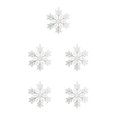 thumbnail image 1 of Inteprter Navidad copo de nieve decoración temática acrílico colgante adorno de boda Type2 NO2, 1 of 6