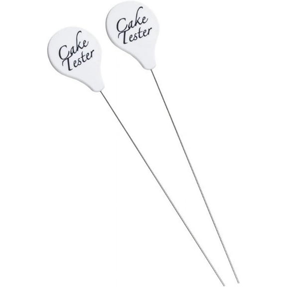 2PCS Cake Tester Stainless Steel Cake Cutter Reusable Long Metal Baking Pick Tool Cake Tester for Home Bakery