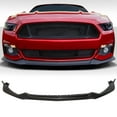 thumbnail image 3 of Ikon Motorsports Compatible with 15-17 Mustang Performance Style Front Bumper Chin Lip Splitter Polyurethane PU, 3 of 6