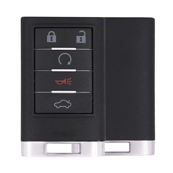 AKS KEYS New Replacement Keyless Remote Fob for Cadillac CTS 2008 - 2012 2013 5B FCC# OUC6000066