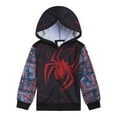 thumbnail image 2 of Marvel Spider-Man Miles Morales Fleece Zip Up Cosplay Hoodie Toddler to Big Kid, 2 of 3