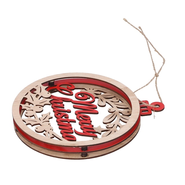 Decoración Tridimensional, Colgante De Bombilla De Adorno De Tilo Duradero Que No Se Desvanece Para Navidad Para Festival