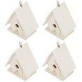 thumbnail image 5 of LHCER 4Pcs Mini Hanging Wooden Bird House Nests Cage Ornament Crafts For Garden Courtyard Decor,Wooden Bird House,Outdoor Bird House, 5 of 8