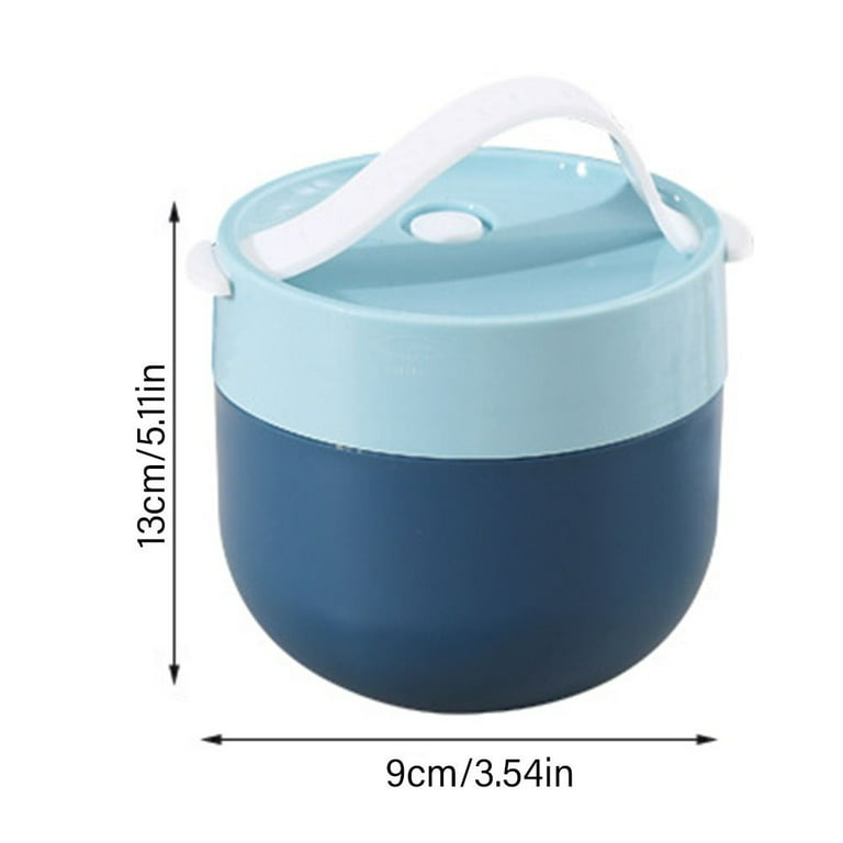 Microwavable Food Containers Leakproof for Students Office Workers Lunch  Box Soup Thermos Containers Bento Box Food Thermal Jar Insulated GREEN 