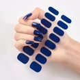 thumbnail image 1 of Envoltura de uñas de Gel semicurado UV de 16 puntas, pegatina de envoltura de uñas de Color puro 5D, pegatina de Gel de lámpara UV de cubierta completa, 1 of 7