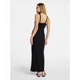 thumbnail image 2 of No Boundaries Long Scoop Neck Maxi Dress, Women’s Sizes XXS-XXL, 2 of 4