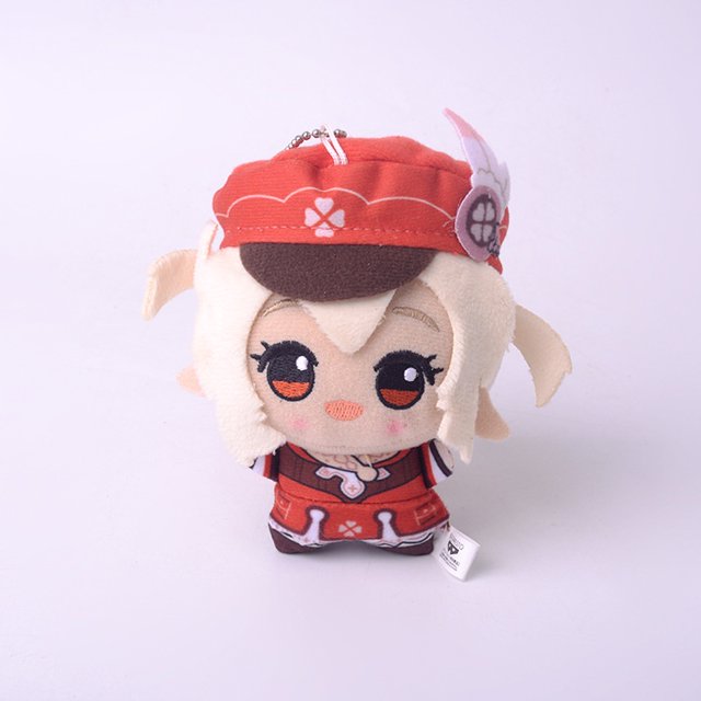10CM Genshin Impacto Tartaglia Zhong Li Fischl traveler Llavero Juguete De Peluche Regalo Gao Jiahui unisex