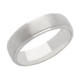 thumbnail image 3 of 7mm Stainless Steel Men Women Wedding Rings - Comfort Fit Matte Finish Couples Ring, His and Hers Wedding Band, Size 6 to 13, 3 of 3