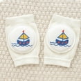 thumbnail image 2 of Gpaecead Cute Baby Knee Pads for Crawling Breathable Elastic Cotton Crawling Knee Pads Unisex Toddler Baby Knee Protector Sky Blue 05, 2 of 3