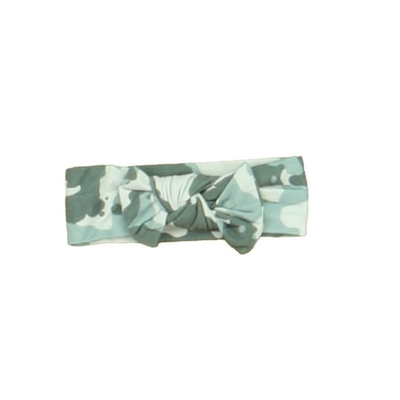 

Pre-owned Little Bum Bums Girls Gray Camo Hair Accessory size: 0-12 Months