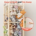 thumbnail image 4 of babyeap Wooden Stuffed Animal Storage,Large Stuffed Animal Holder,Natural PineWood Toy Storage,Plushies Storage for Kidroom,Playroom,Bedrooms & Toddler Room, 4 of 7
