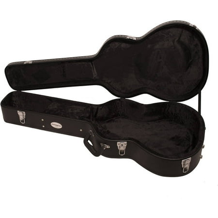 Classical Folk Guitar Case - ChromaCast Heavy Duty Classical Guitar Hard Case with Locking Latches and Plush Interior