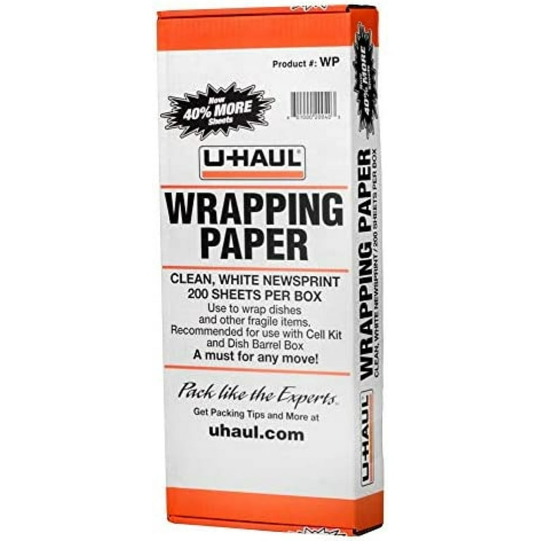 IDL Packaging 18 x 24 Newsprint Packing Paper Sheets, Pack of 400, 12  lbs. Weight - Wrapping Paper & Box Filler for Moving, Shipping, and Storing  - Unprinted Packing Paper for Moving Breakables - Yahoo Shopping