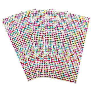 Self-adhesive Rhinestone Stickers,15 Colors 900pcs Festival Carnival Embellishments  For Crafts, Body, Nails, Etc.