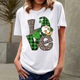 thumbnail image 3 of Meichang T-Shirts Joyeux Jour de la Saint-Patrick pour Femmes, Col Rond, Manches Courtes, Coupe Ample, Soldes 2025, 3 of 4