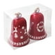thumbnail image 2 of 2x Campana decorativa navideña, ideal para fiestas y celebraciones, colgante para decoración de interiores Alce de guirnalda, 2 of 9