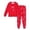 Red, variant on Kids Girls Pajamas Set Cute Bow Tie Print Long Sleeve Crewneck Top with Pants Pajamas Sleepwear Outfit Set Clothes for Girls 9-10 Years