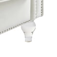 thumbnail image 6 of 2+3 Seat Sofa Set Velvet Crystal Buckle Uphostered Sofa with 4 Plush Pillows, Modern Living Room Couch with Removable Cushion and Crystal Feet, Beige, 6 of 7