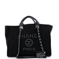 thumbnail image 2 of Pre-Owned Deauville Tote Pearl Embellished Canvas Medium By Rebag, 2 of 8