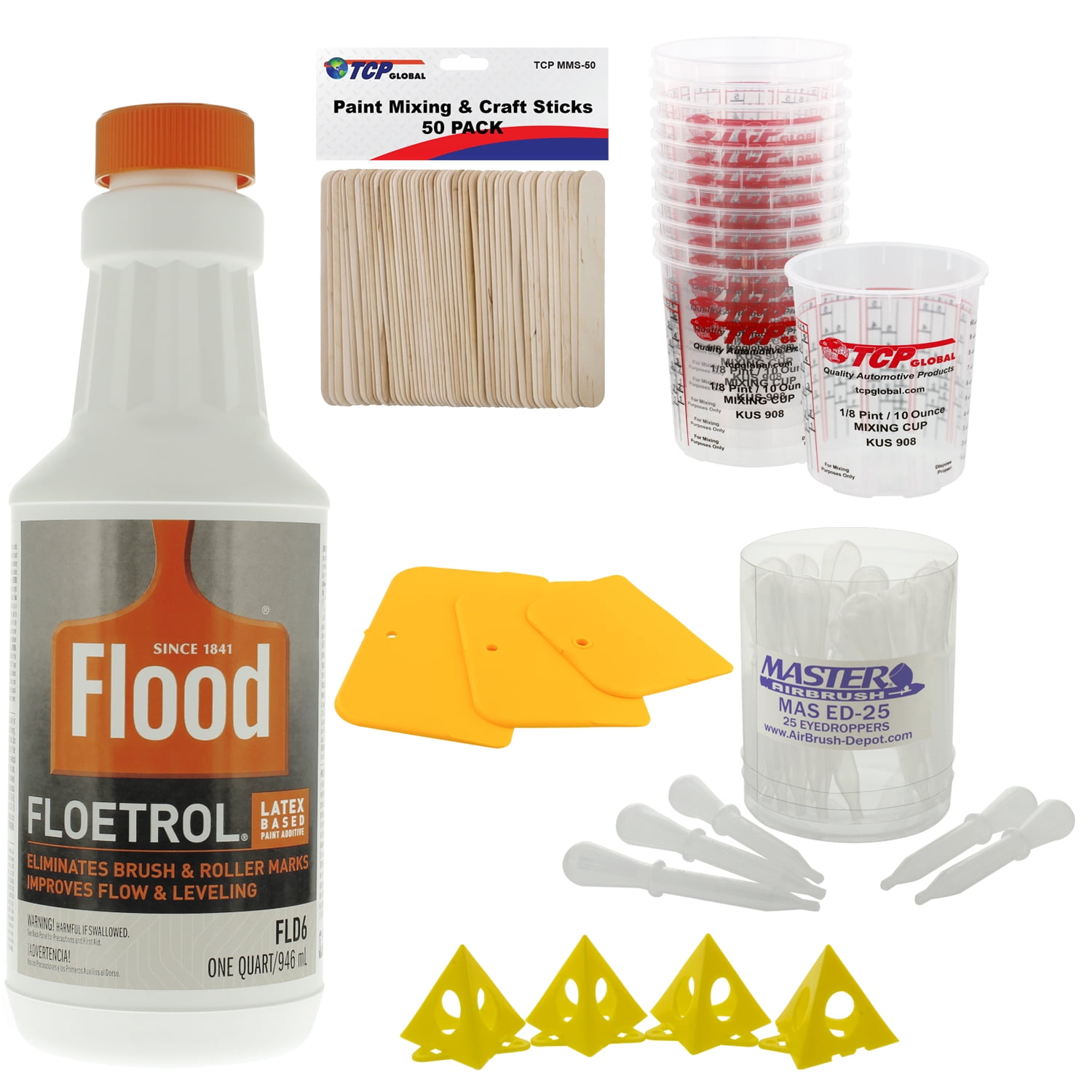 1 Quart Floetrol Additive Pouring Supply Paint Medium Basic Kit for