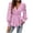 *Pink, variant on ClodeEU Womens V Neck Wrap Long Sleeve Slim Business Work Chiffon Blouses ,Casual Belt Tunic Shirt Tops Khaki,Womens Plus L