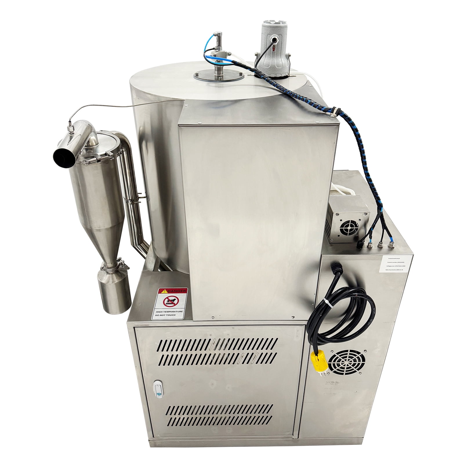 3L Lab Mini Spray Dryer Liquid Drying Machine Industrial Lab Spray Dryer 1500~3000 mL/H 220V 1PH