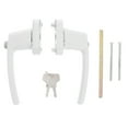 thumbnail image 1 of MasteelfCA Two-end Lever Lock Solid Thickened Crank Handle with Keys for Door Window, 1 of 8