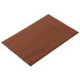 thumbnail image 4 of QualitChoice Placemat Woven Faux Leather Table Mat Protector Waterproof Solid Color Non- for slip Dinning Pad for Home Hotel, Dark Blue brown, 4 of 6