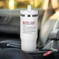 thumbnail image 3 of Boss Lady Gifts for Women - Christmas,Birthday Gifts for Boss,Leader,Employee Appreciation Gifts,Coworker Gifts for Women,Colleagues - 30 oz Insulated Tumbler with Flip Straw and Handle, 3 of 6