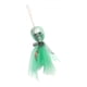 thumbnail image 4 of 12.6 '' Decoraciones Colgantes de de Halloween Decoración Espeluznante para Interiores / Exteriores - Cráneo de Espuma con Tela Verde Colco Globo de Halloween, 4 of 7