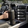 thumbnail image 5 of Ozark Trail 40 oz Stainless Steel Insulated Tumbler with Handle, Black, 5 of 16