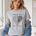 thumbnail image 3 of Jollimate Missing You Always Angel Wing Shirt, Memorial T-Remembrance Graphic Tee, Gift for Women, 3 of 6