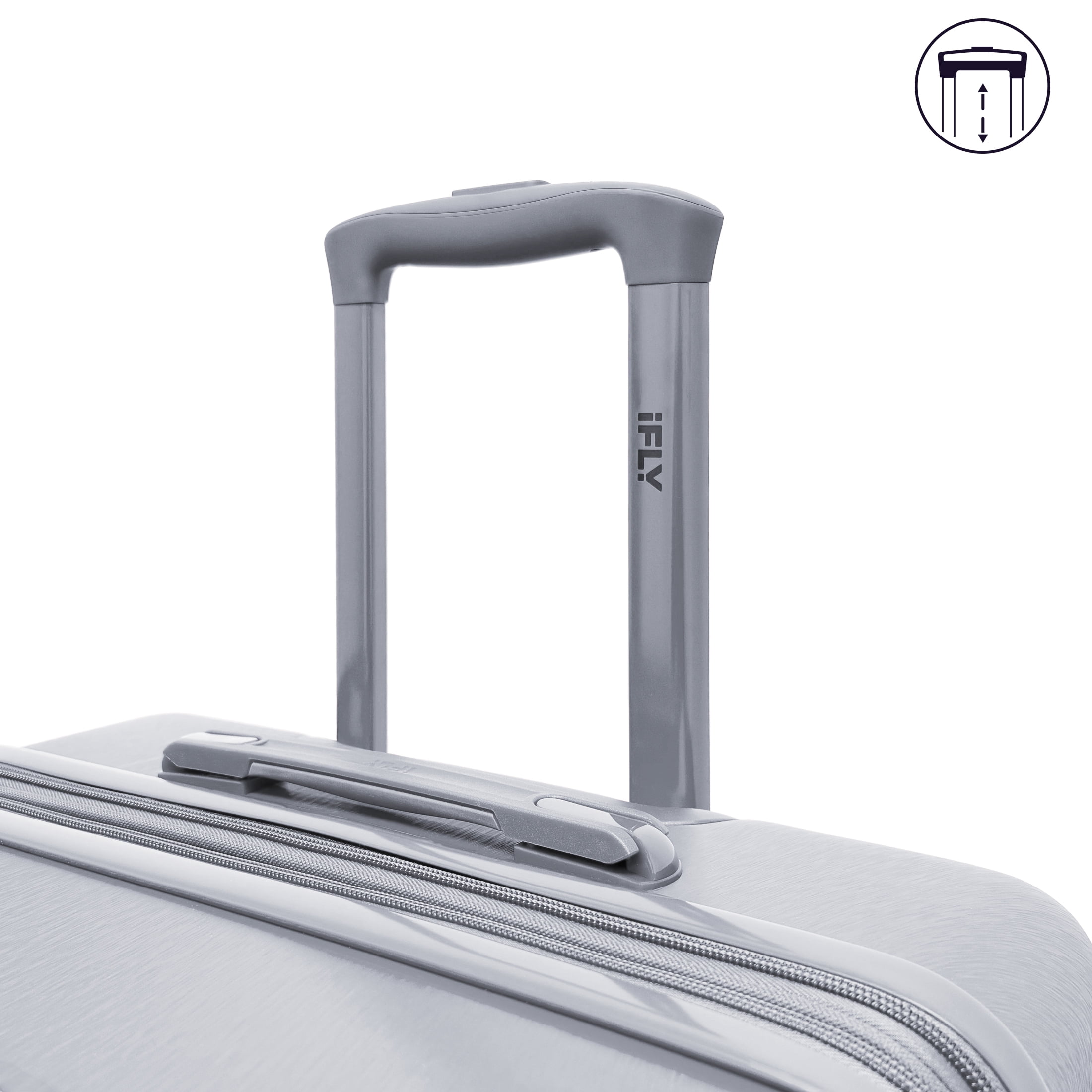 iFLY Volt 24" Expandable Hardside Spinner Checked Luggage, Cobalt