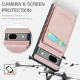 thumbnail image 2 of Dteck Shockproof Case for Google Pixel 8A Wallet Case with Card Holder, Flip Stand Wallet Case Compatible with Women Men with RFID Blocking Slim Durable Leather Flip Wallet Phone Case,Pink, 2 of 9