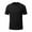 Black, variant on Basic Ice Silk Crewneck T-Shirt for Men Stretch Breathable Short Sleeve Tees Casual Summer Solid Training Athletic Slim Fit Tops Navy XXL